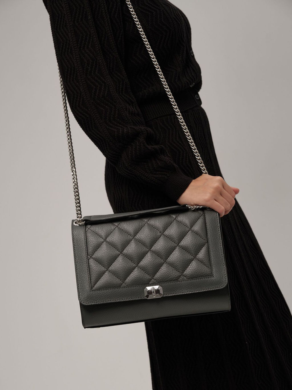 Сумка кожаная Azaro 30783 хромо