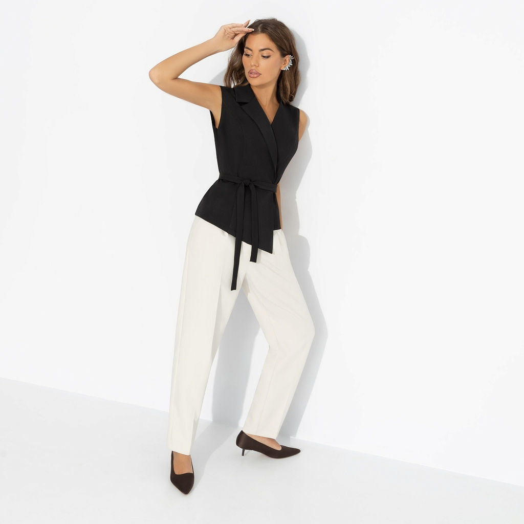 Жилет приталенный, Заслужить премию (черный) - Charutti фото 7