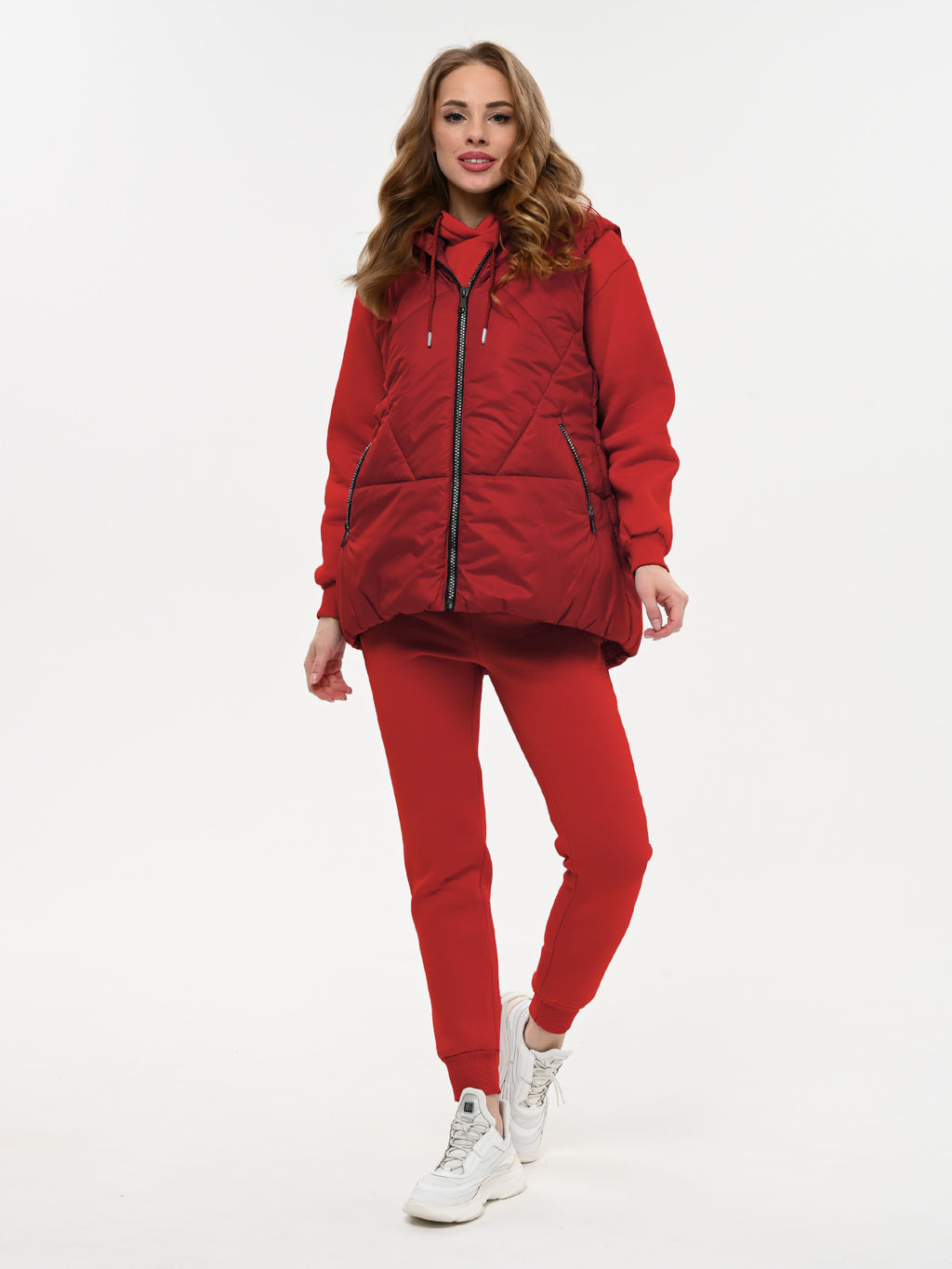 Утепленный жилет  oversize - А+б коллекция фото 2