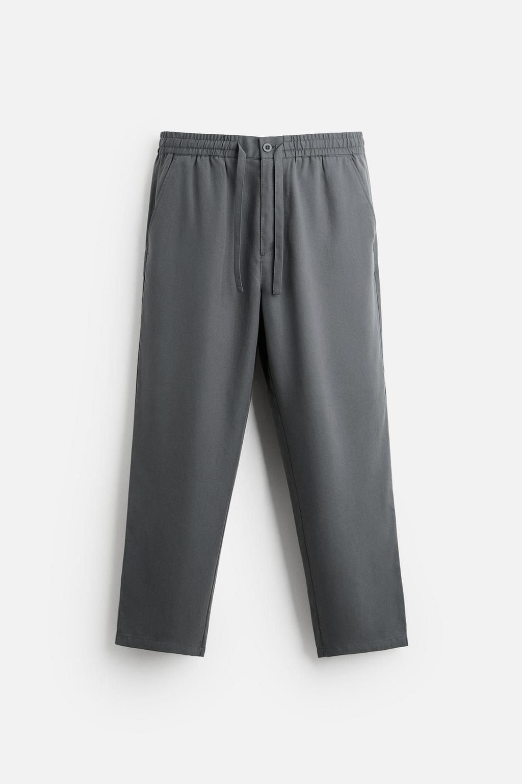 LYOCELL JOGGER WAIST TROUSERS - Zara фото 55