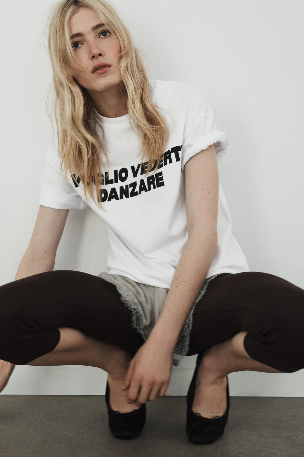 FRONT SLOGAN T-SHIRT - Zara фото 3