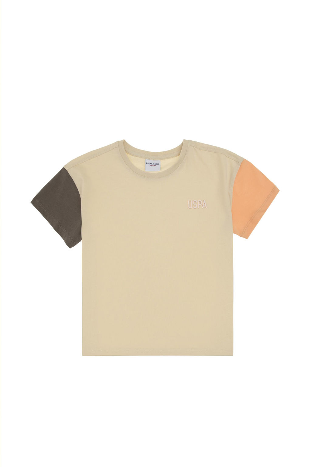 Erkek _ocuk A__k Haki Oversize Bisiklet Yaka Ti__rt Sepette S_rpriz _ndirim - U.s. polo assn фото 2