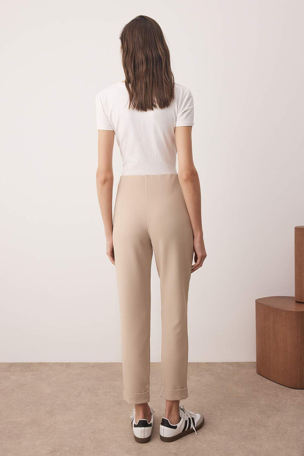 Vizon Havuc Basic Pantolon TWOAW26PL00046 - Trendyolmilla фото 4