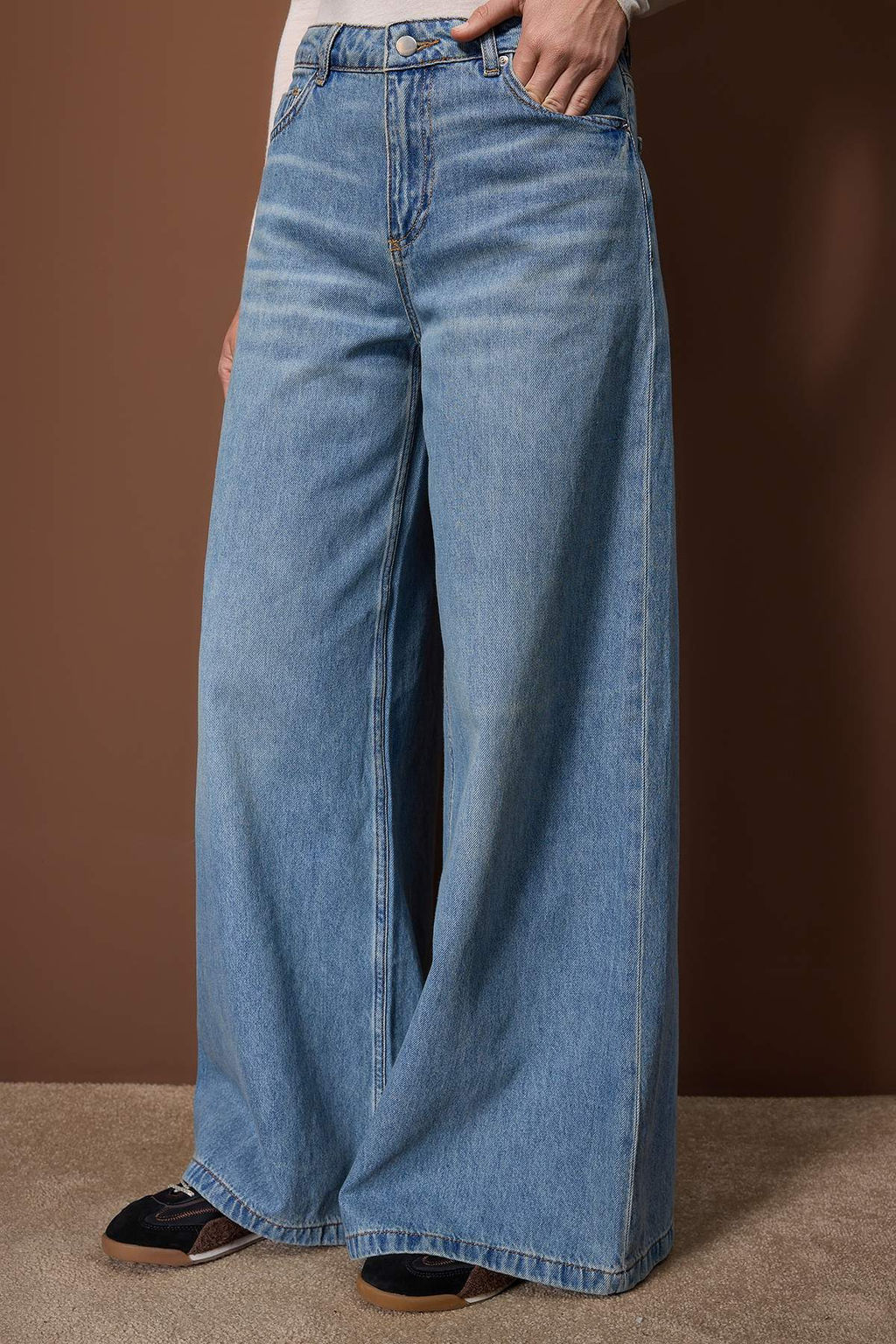 Mavi Normal Bel Ekstra Wide Leg Jeans TWOAW26JE00307 - Trendyolmilla фото 3