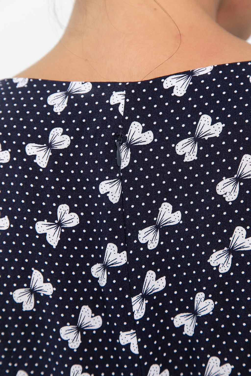 Платье Габриэль (синее/бантики) П13954-10М