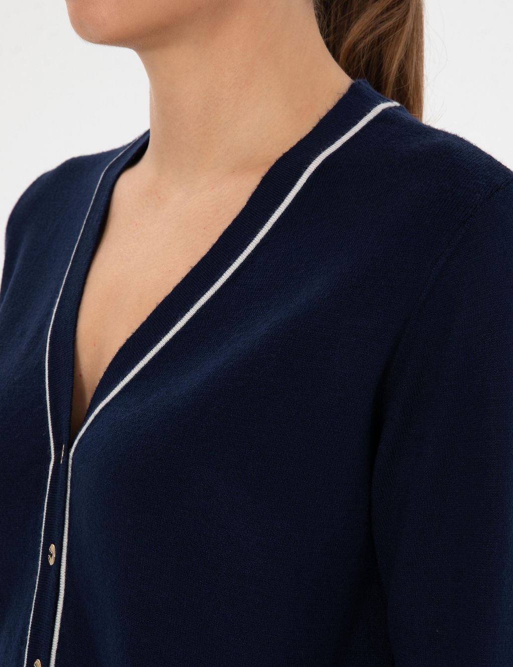 Lacivert Slim Fit Triko H_rka - Pierre cardin фото 7