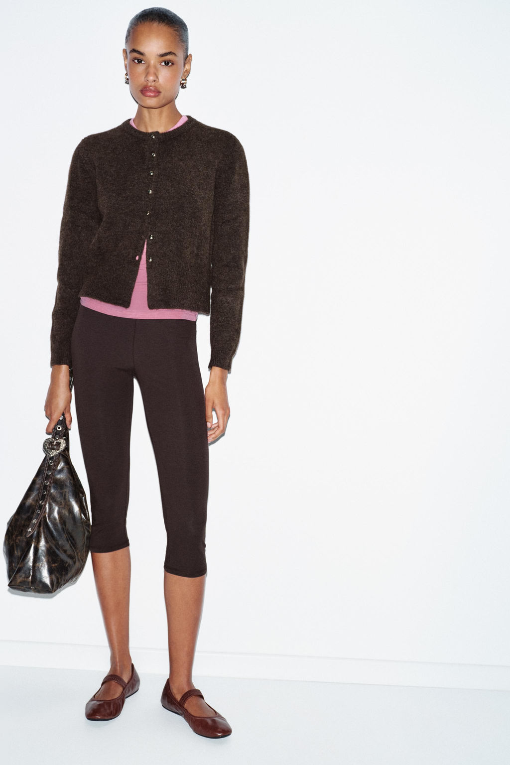 CARDIGAN WITH BALL BUTTONS - Zara фото 14