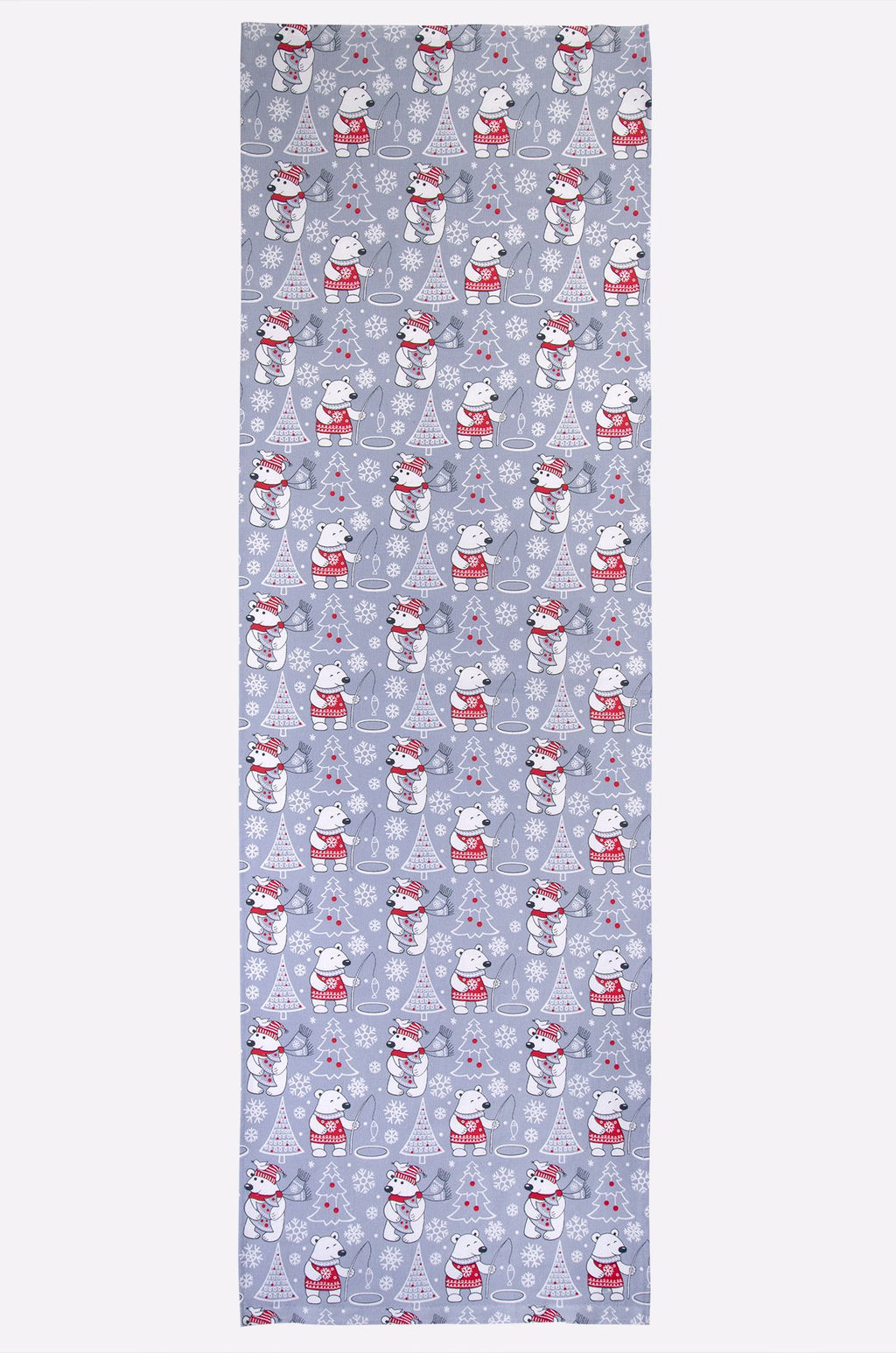 Дорожка на стол из рогожки 145x45 Happy Fox Home