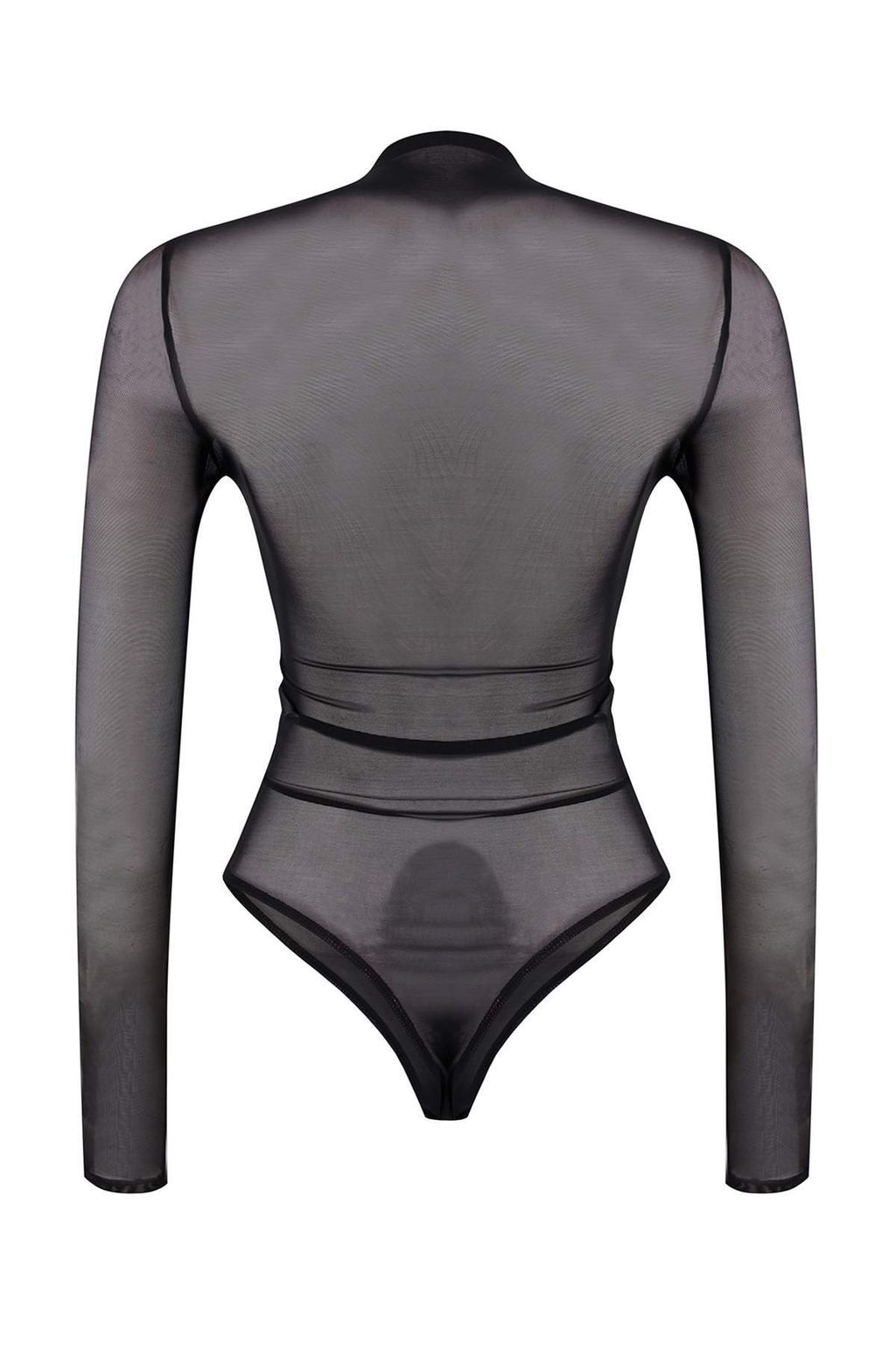 Siyah Tul Degaje Yaka Alttan C?tc?tl? Party Body TPRSS26BD00002 - Trendyolmilla фото 2