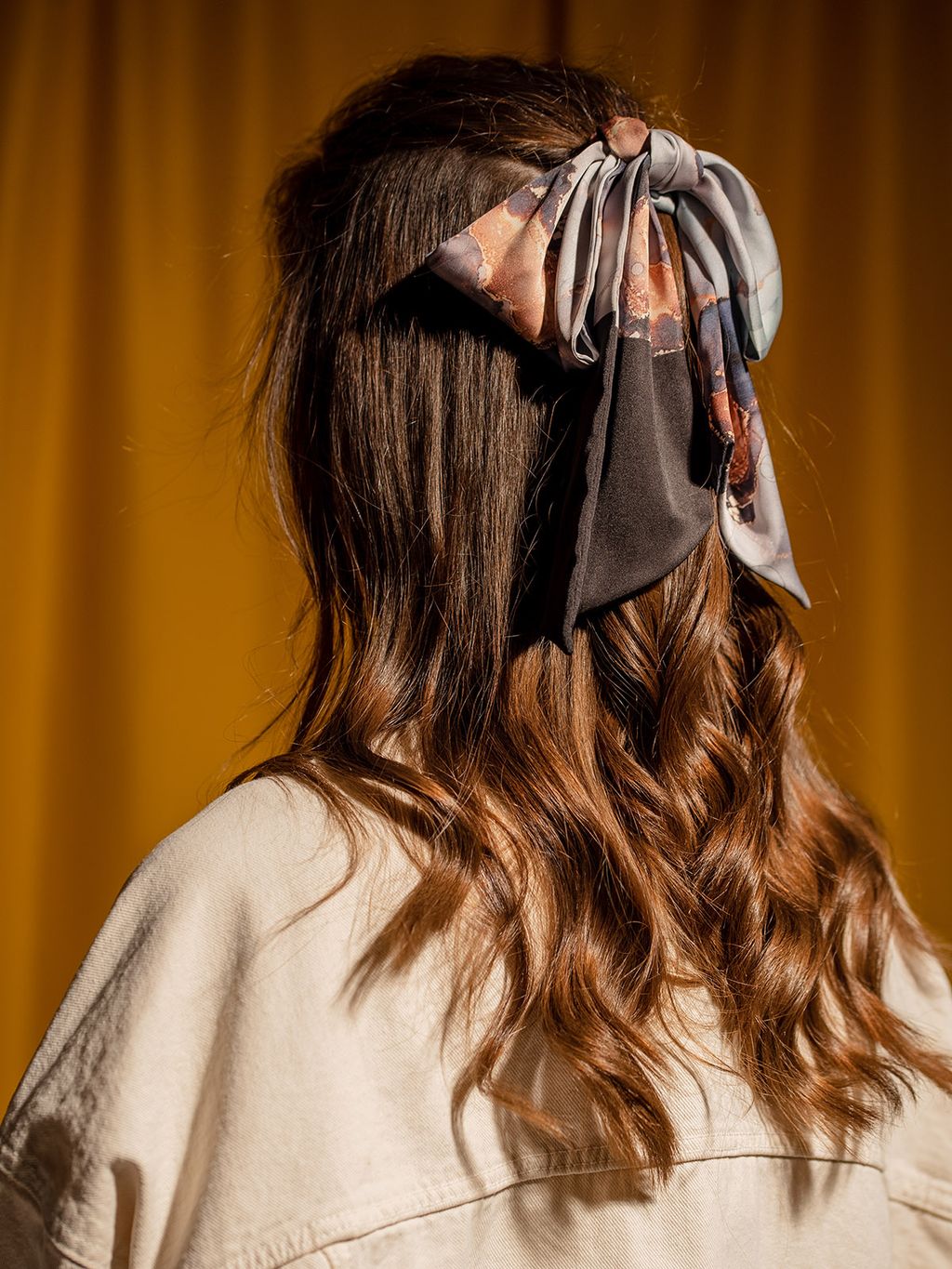 Шелковая резинка-платок BANTP006 - Sahar art lab фото 4