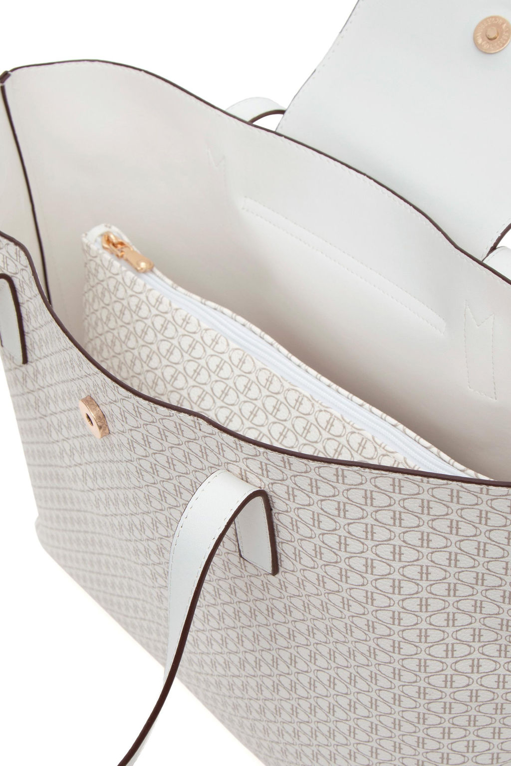 Женская белая сумка через плечо Неожиданная скидка в корзине