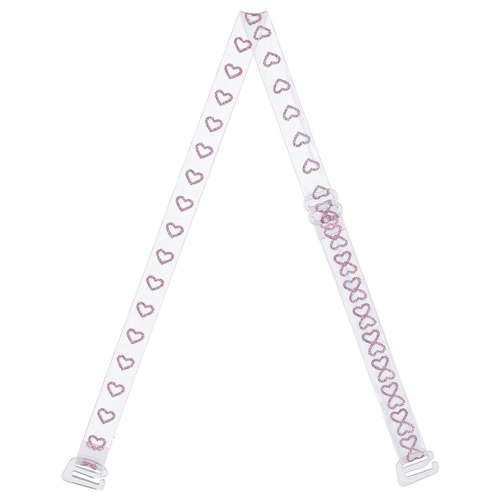 Бретели (пара) Gamma BR-1001 в пакете 10 мм 10 пар СК/Распродажа розовый