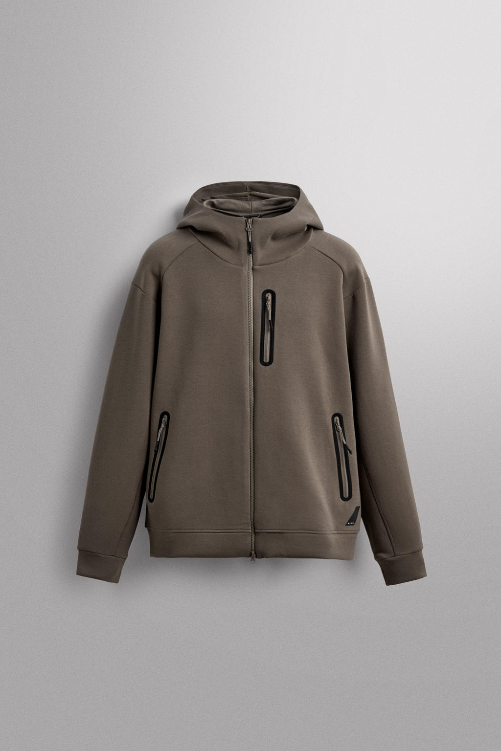 TECHNICAL ZIP-UP HOODIE - Zara фото 6