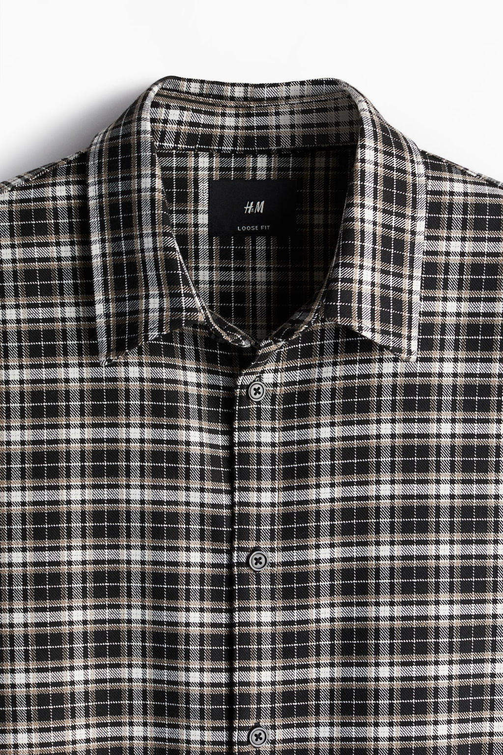 Camisa de franela Loose Fit - H&m фото 7