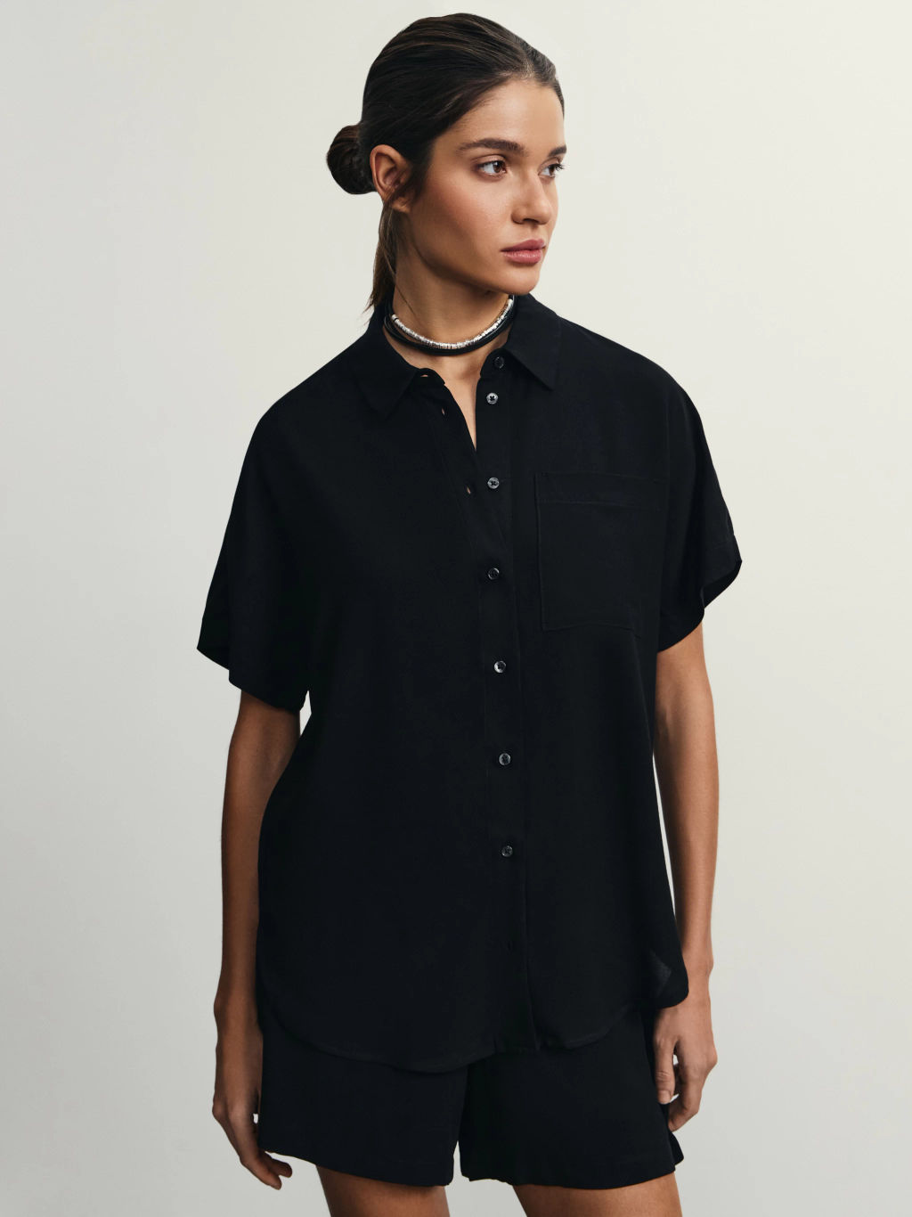 Шорты из вискозы с эластичным поясом / Zarina  фото 2