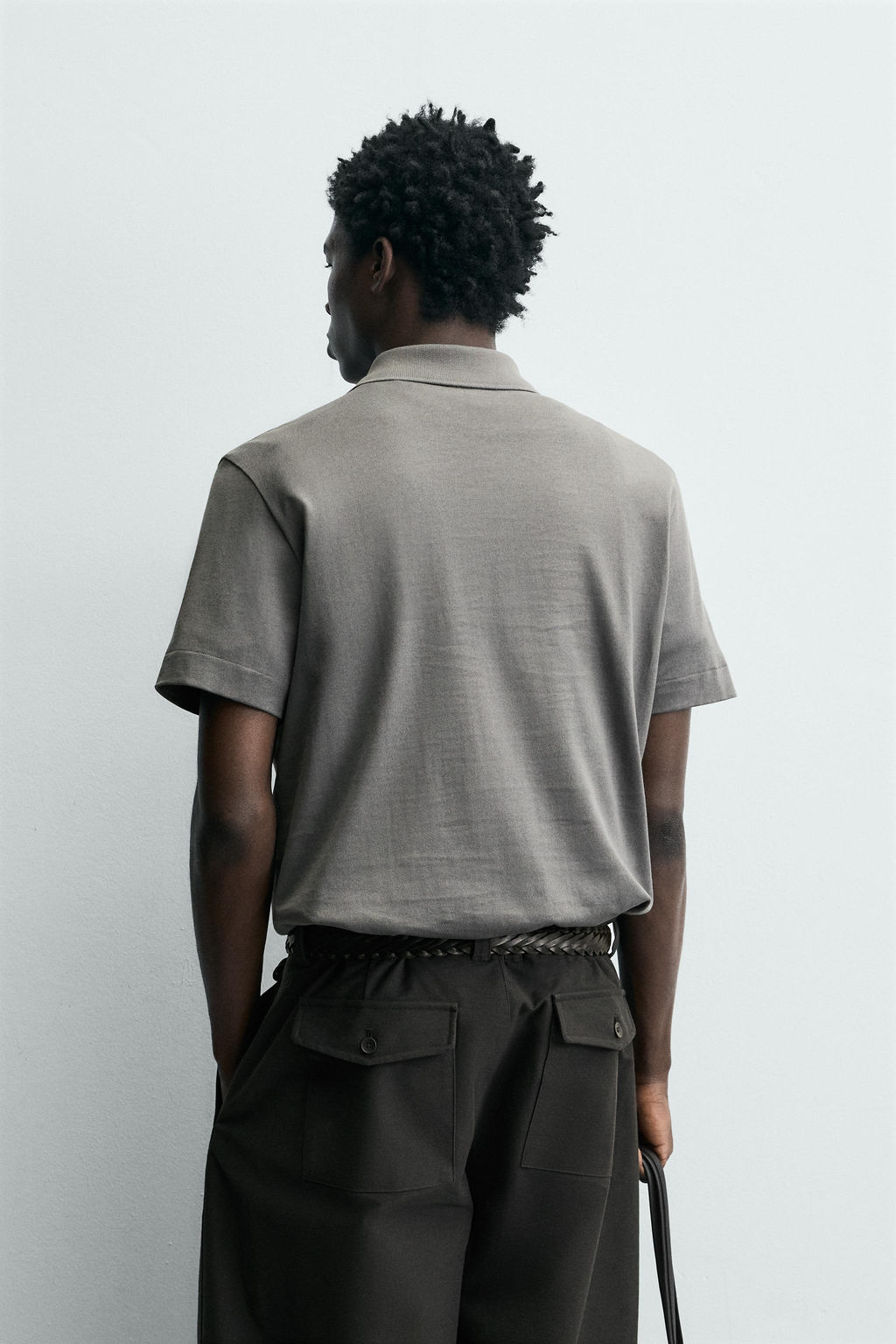 POLO REGULAR FIT / Gris - Zara фото 3