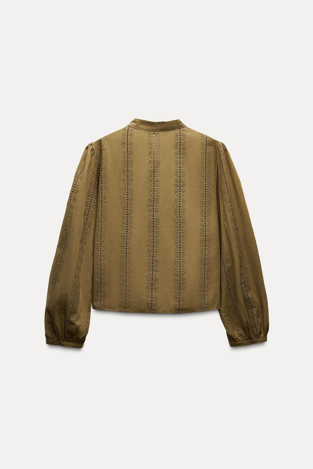 EMBROIDERED SHIRT - Zara фото 15