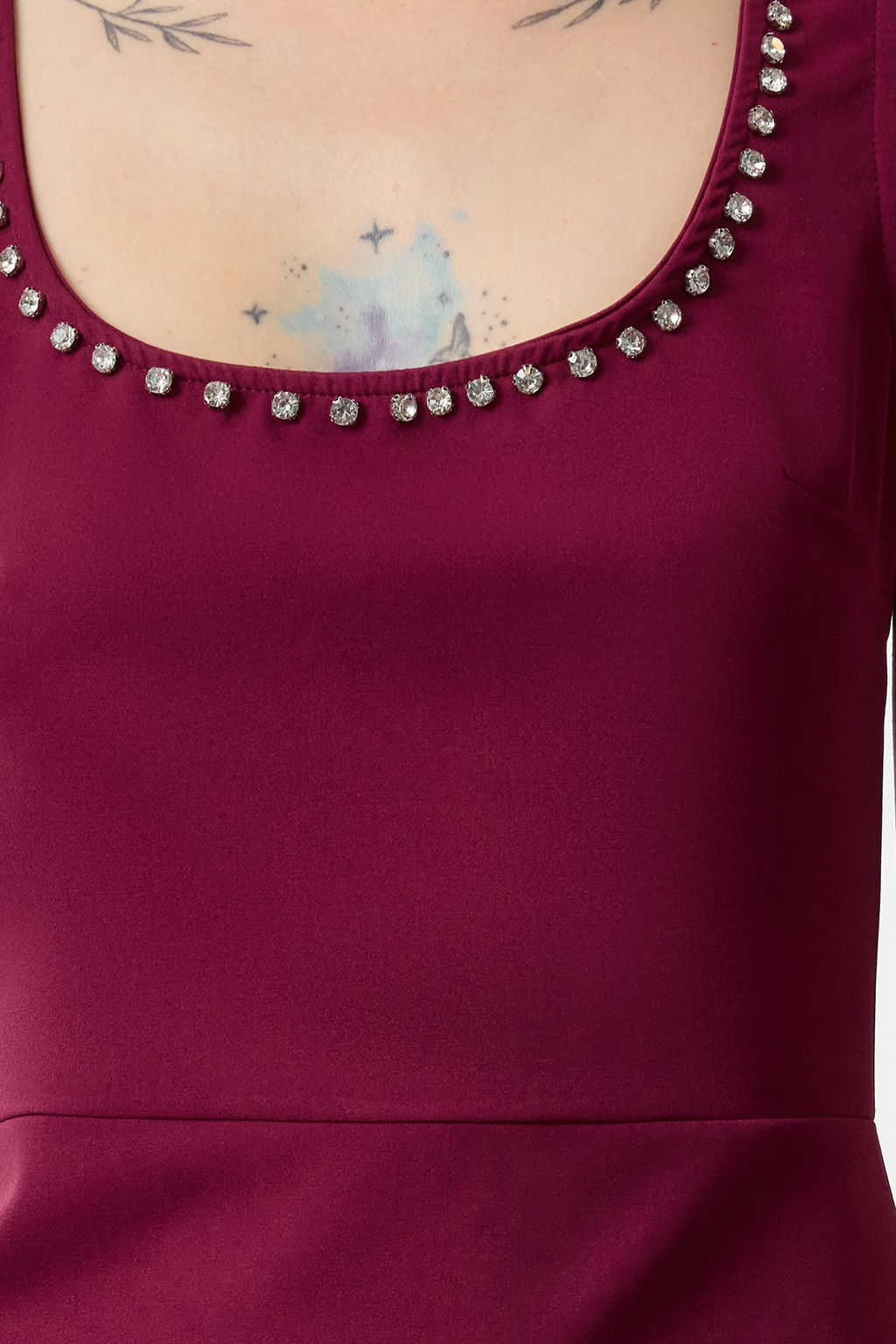 Murdum Duz Mini Dokuma Elbise TWOAW25EL00439 - Trendyolmilla фото 3