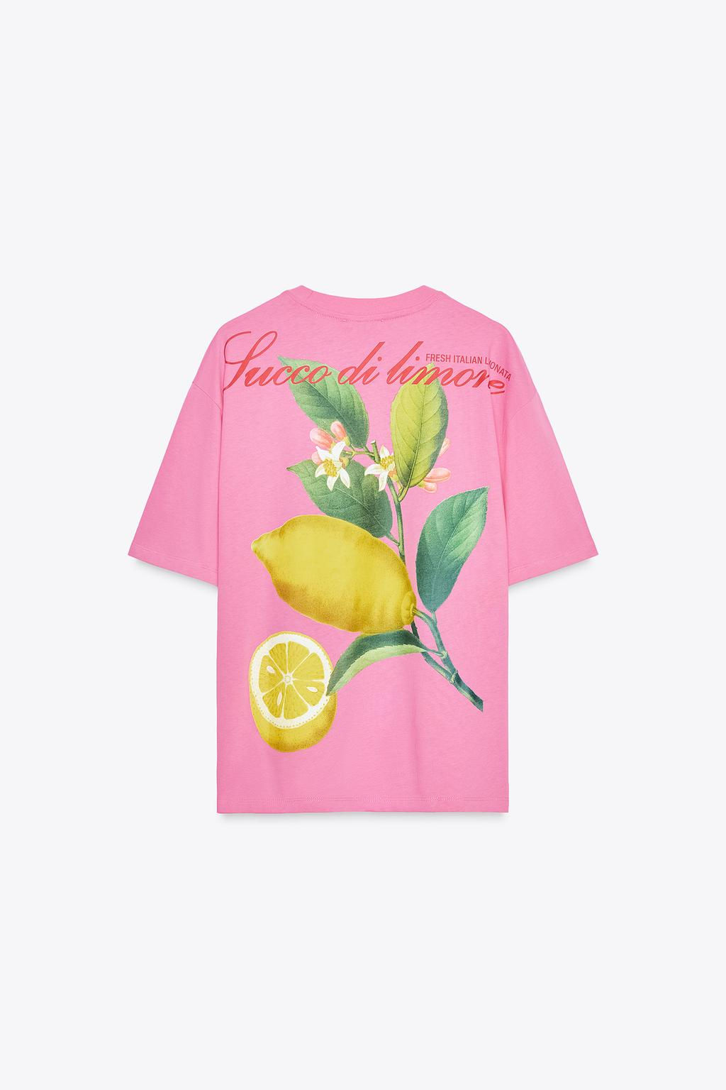 LEMON PRINT T-SHIRT - Zara фото 6