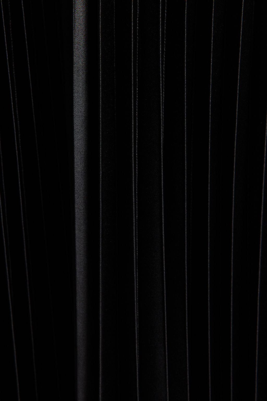 Siyah Piliseli Maxi Esnek Orme Etek TWOSS24ET00041