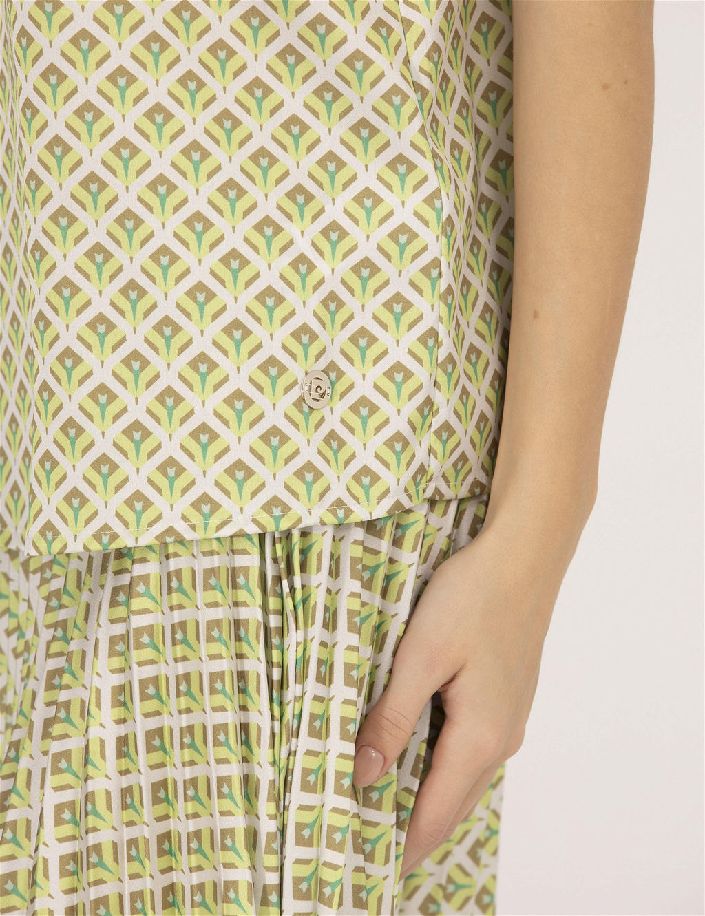 Ye_il Regular Fit Kolsuz Bluz - Pierre cardin фото 7