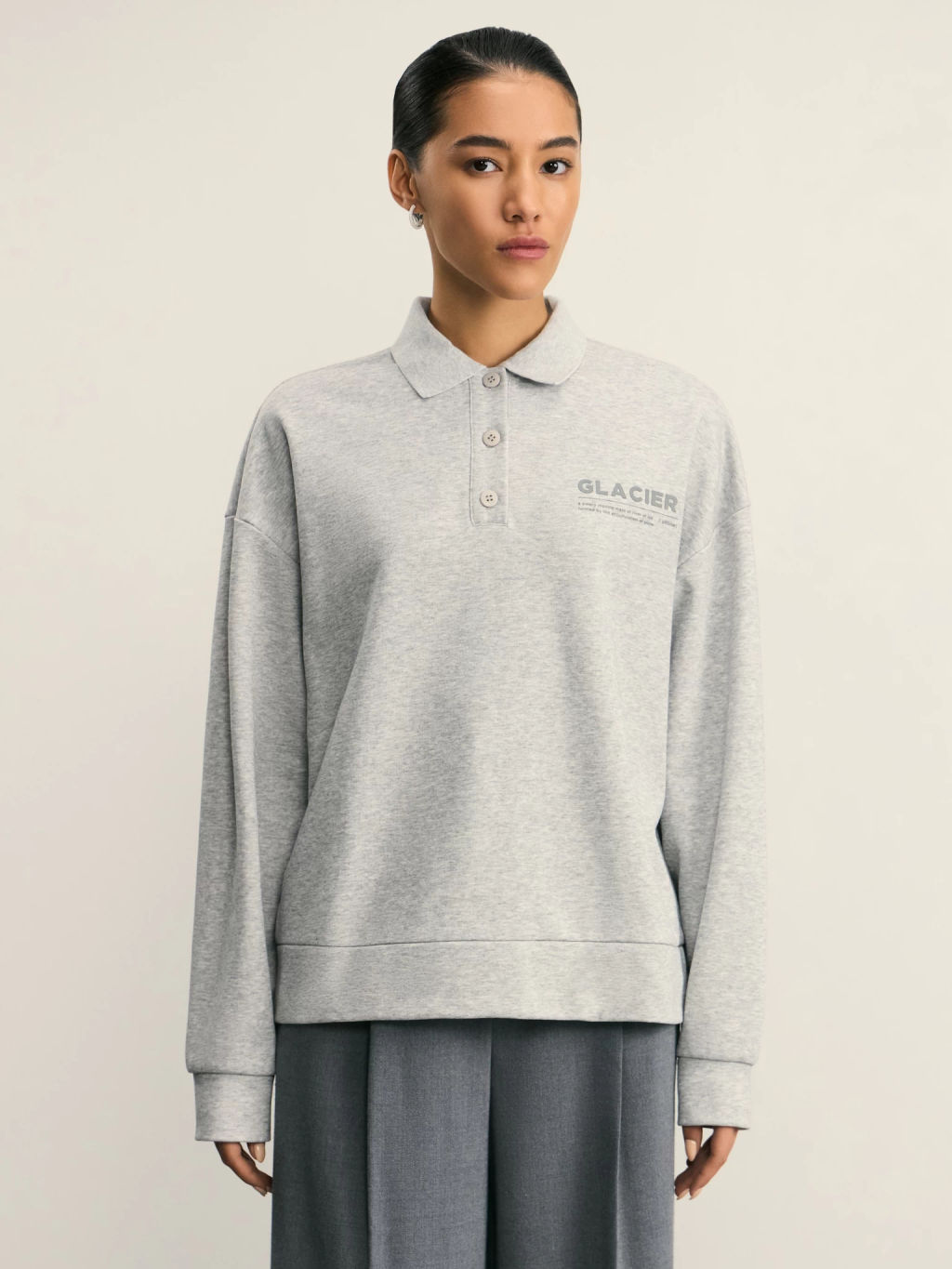 Толстовка поло из хлопка / Zarina  фото 3