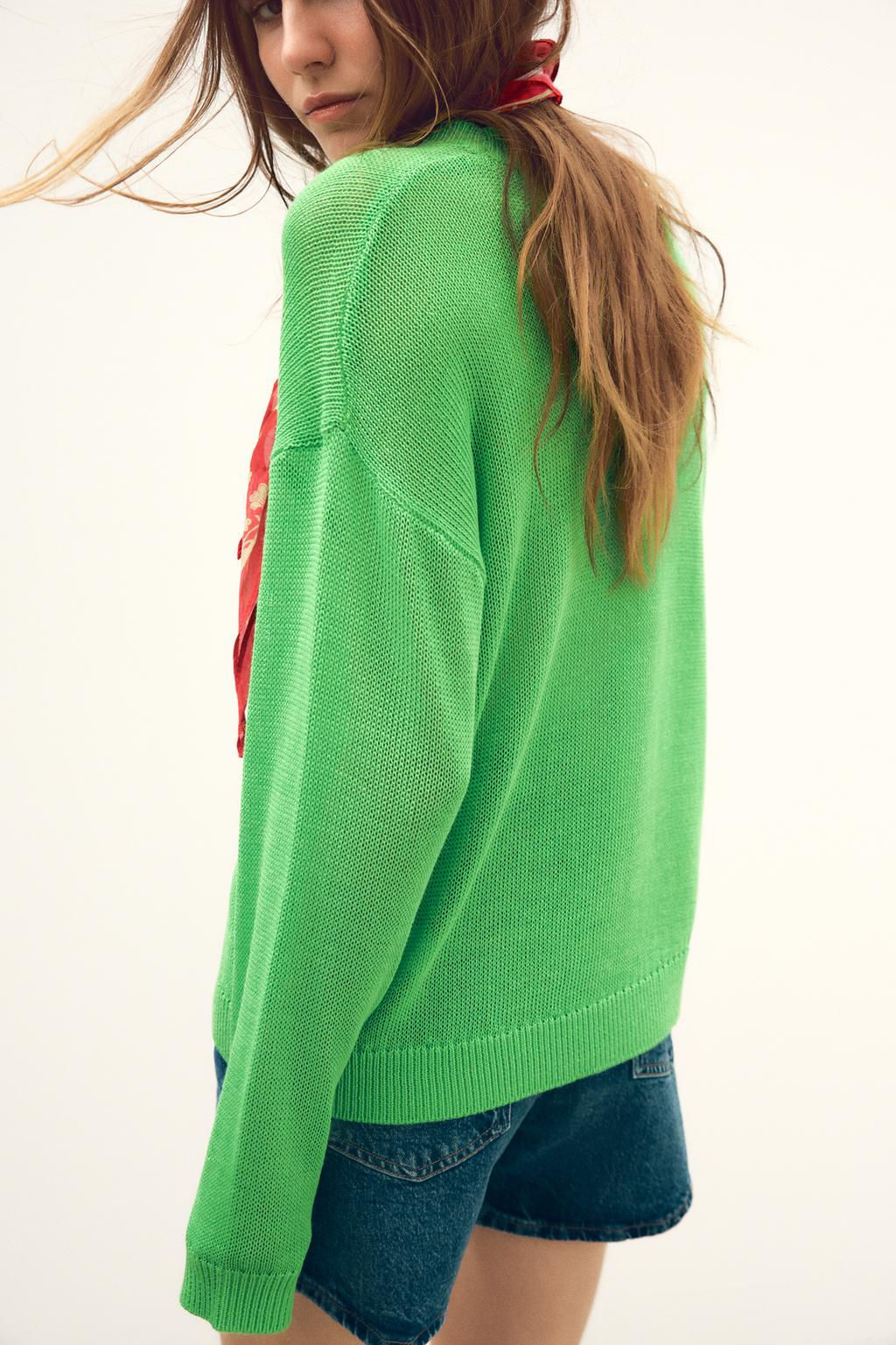 STRAIGHT PLAIN KNIT SWEATER - Zara фото 7