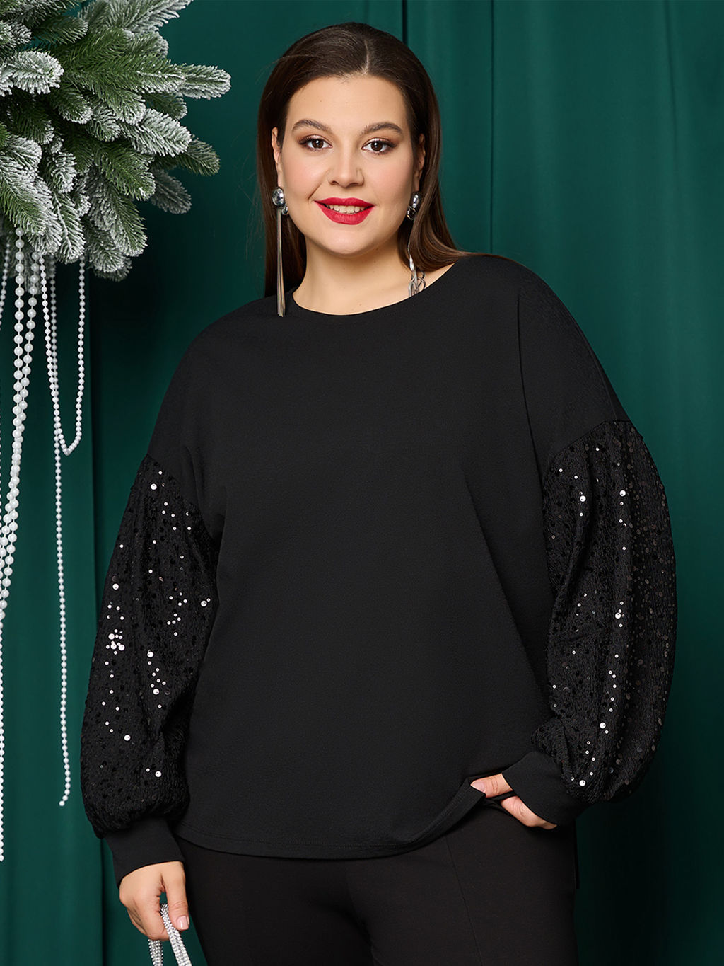 Джемпер 0269-1с_У чёрный кристалл
