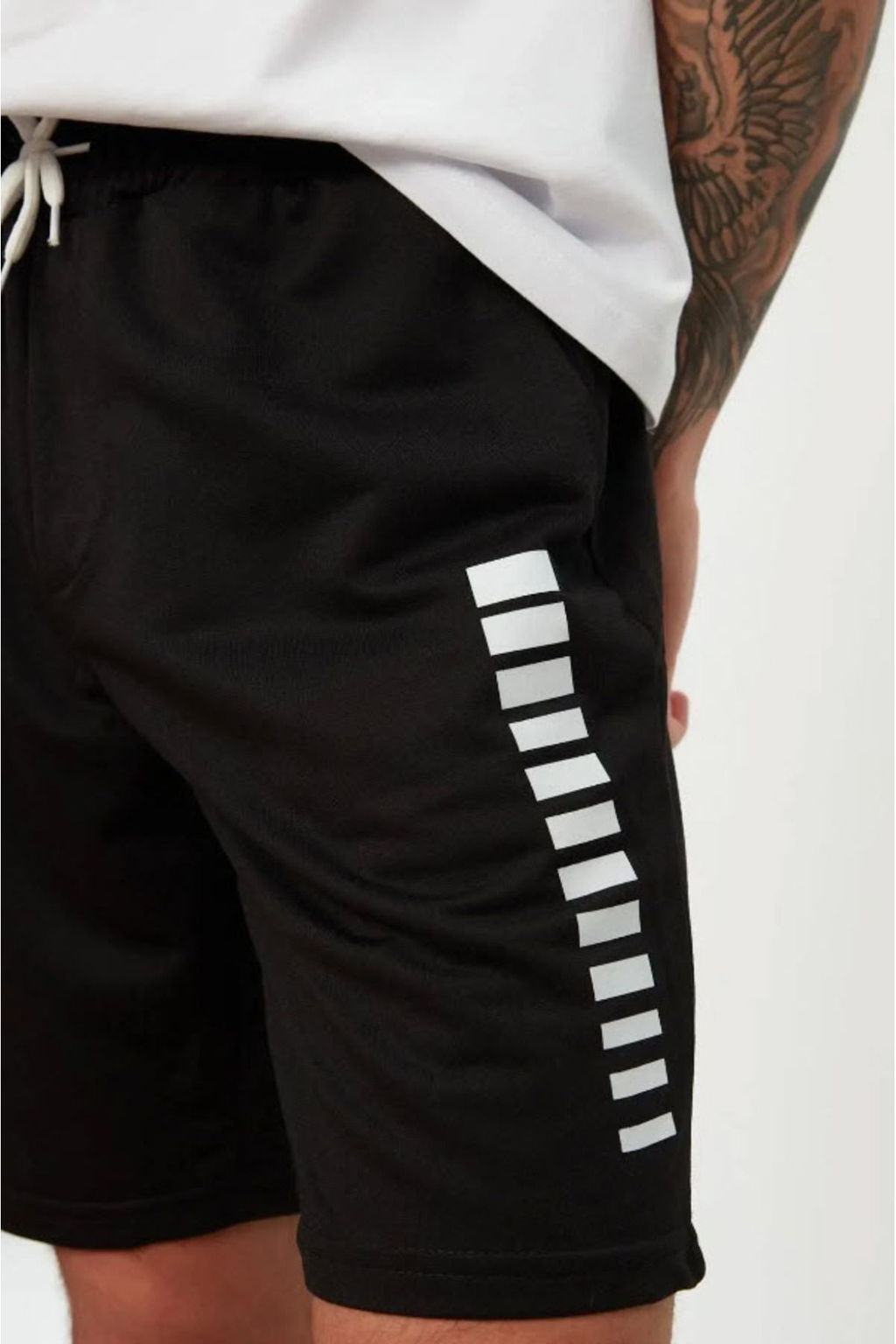 TRENDYOL MAN Mint Regular/Normal Kesim Orta Boy Geometrik Bask?l? Sort TMNSS21SR0137 - Trendyolmilla фото 10