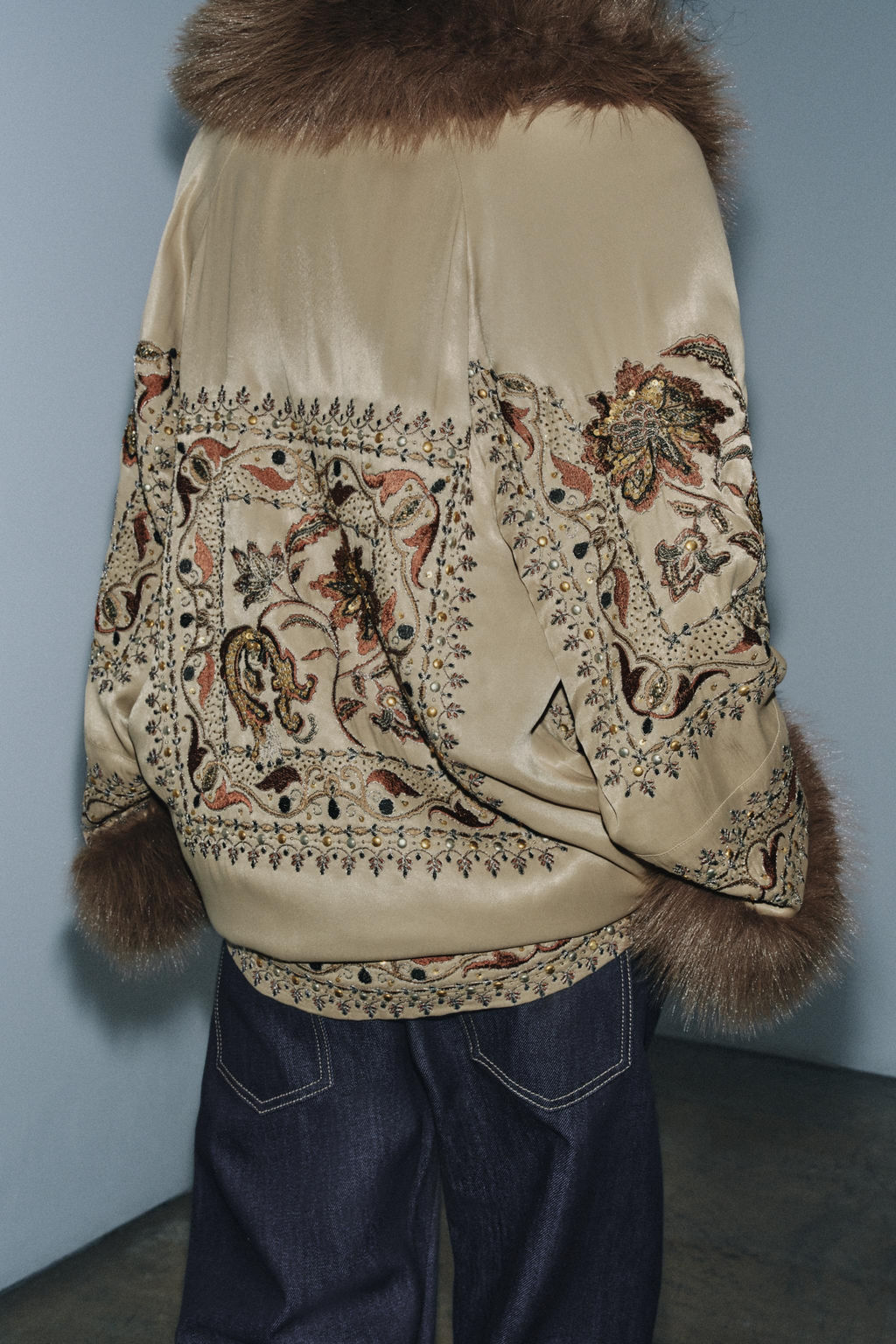 ZW COLLECTION LIMITED EDITION EMBROIDERED KIMONO - Zara фото 3
