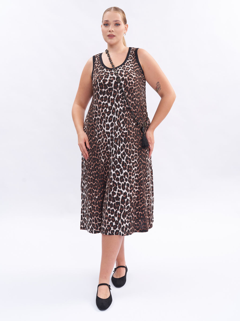 Сарафан леопардовый SA22507LEO03 - Артесса фото 8