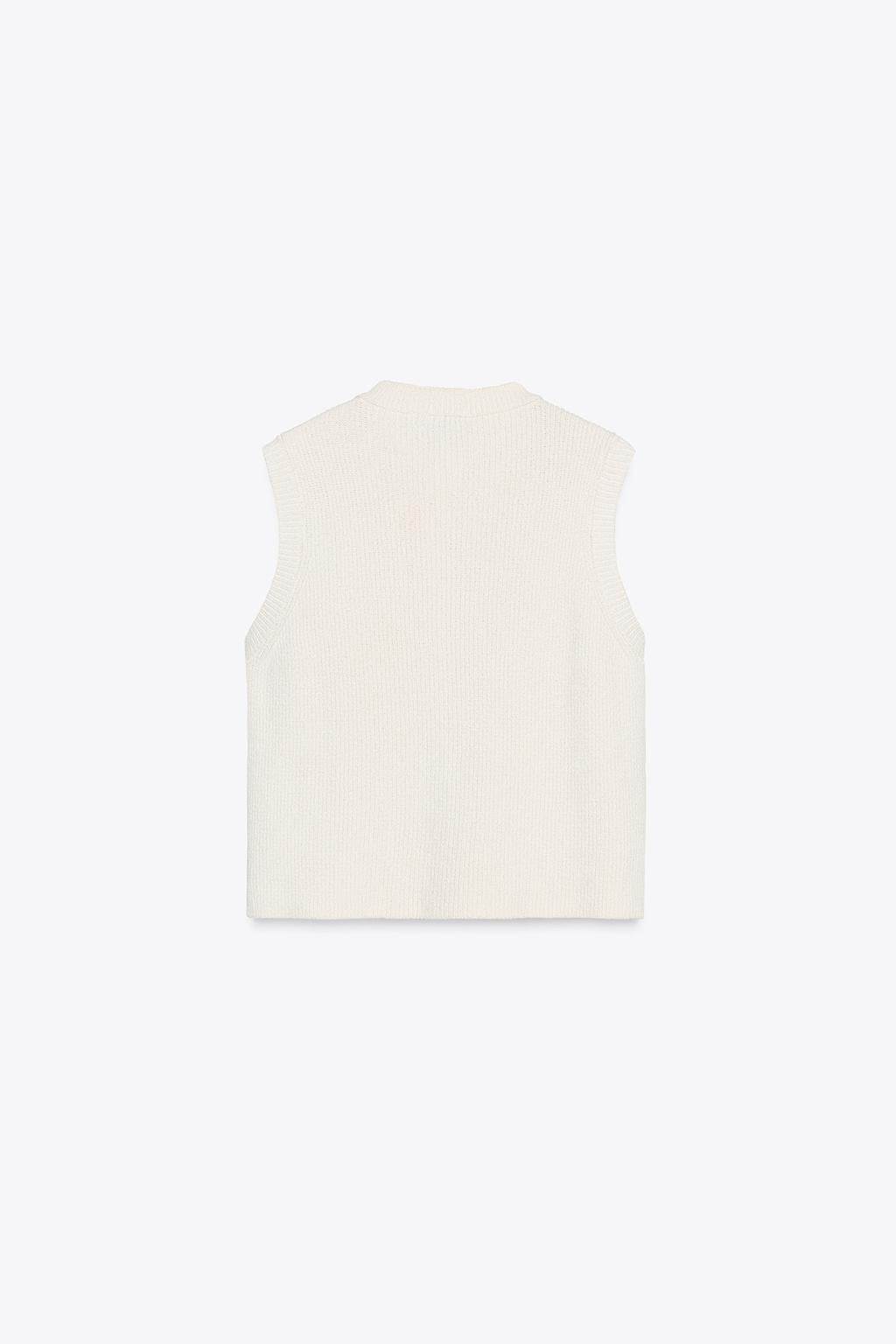 PLAIN KNIT TOP - Zara фото 5