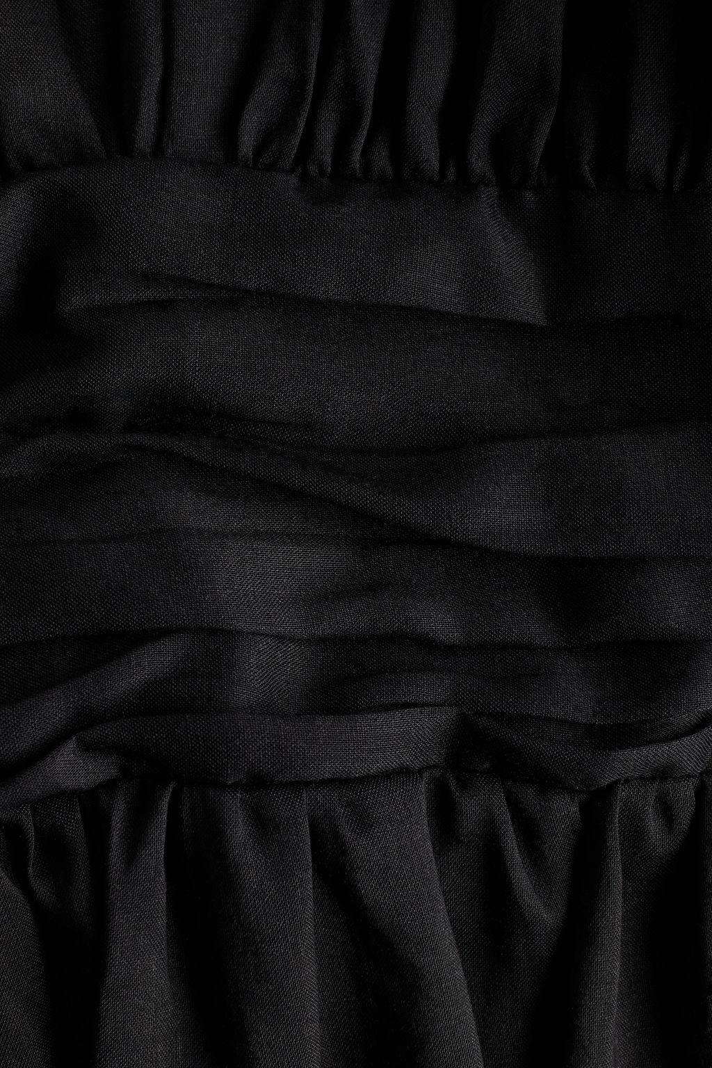 Vestido en mezcla de ramio con bajo globo - H&m фото 4