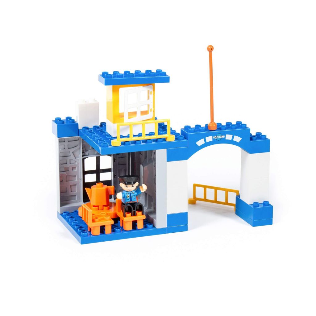 Конструктор Макси - Полицейский участок (36 элементов) (в коробке) - Полесье фото 4