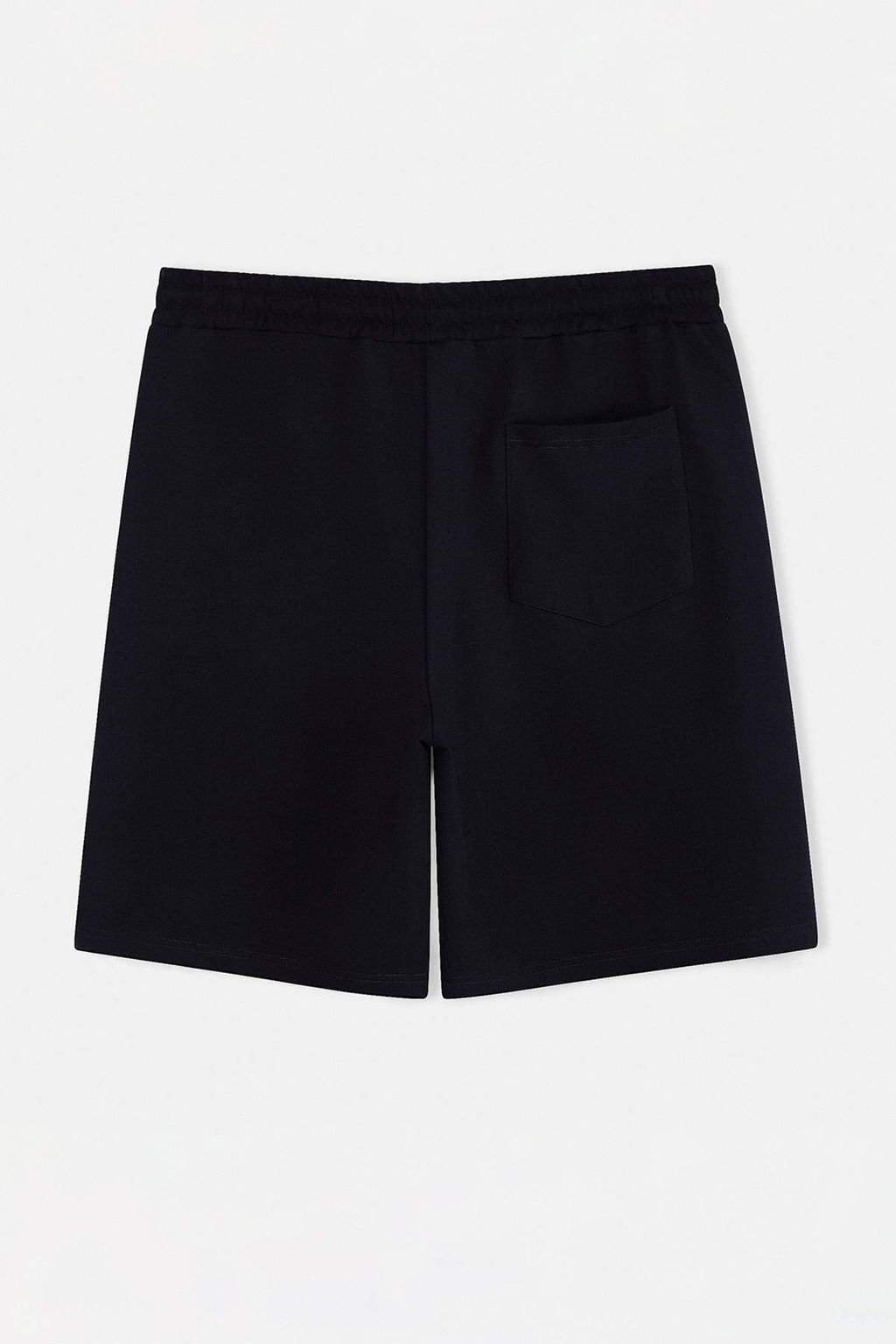 Buyuk Beden Lacivert Regular/Normal Kesim Orta Boy Lastik Belli Renk Panelli Sort TMNSS23SR00046