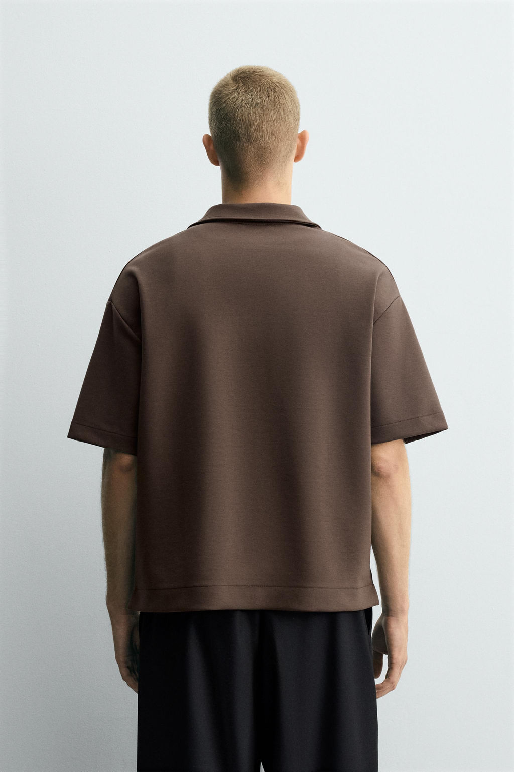 QUARTER ZIP POLO SHIRT - Zara фото 3