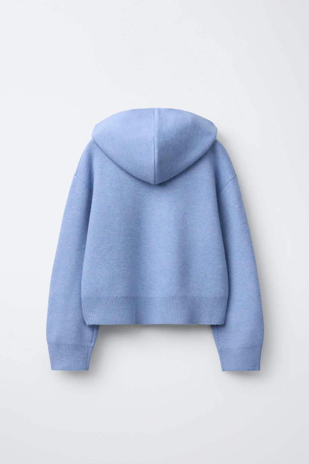 JERSEY PUNTO CAPUCHA / Azul lavado - Zara фото 4