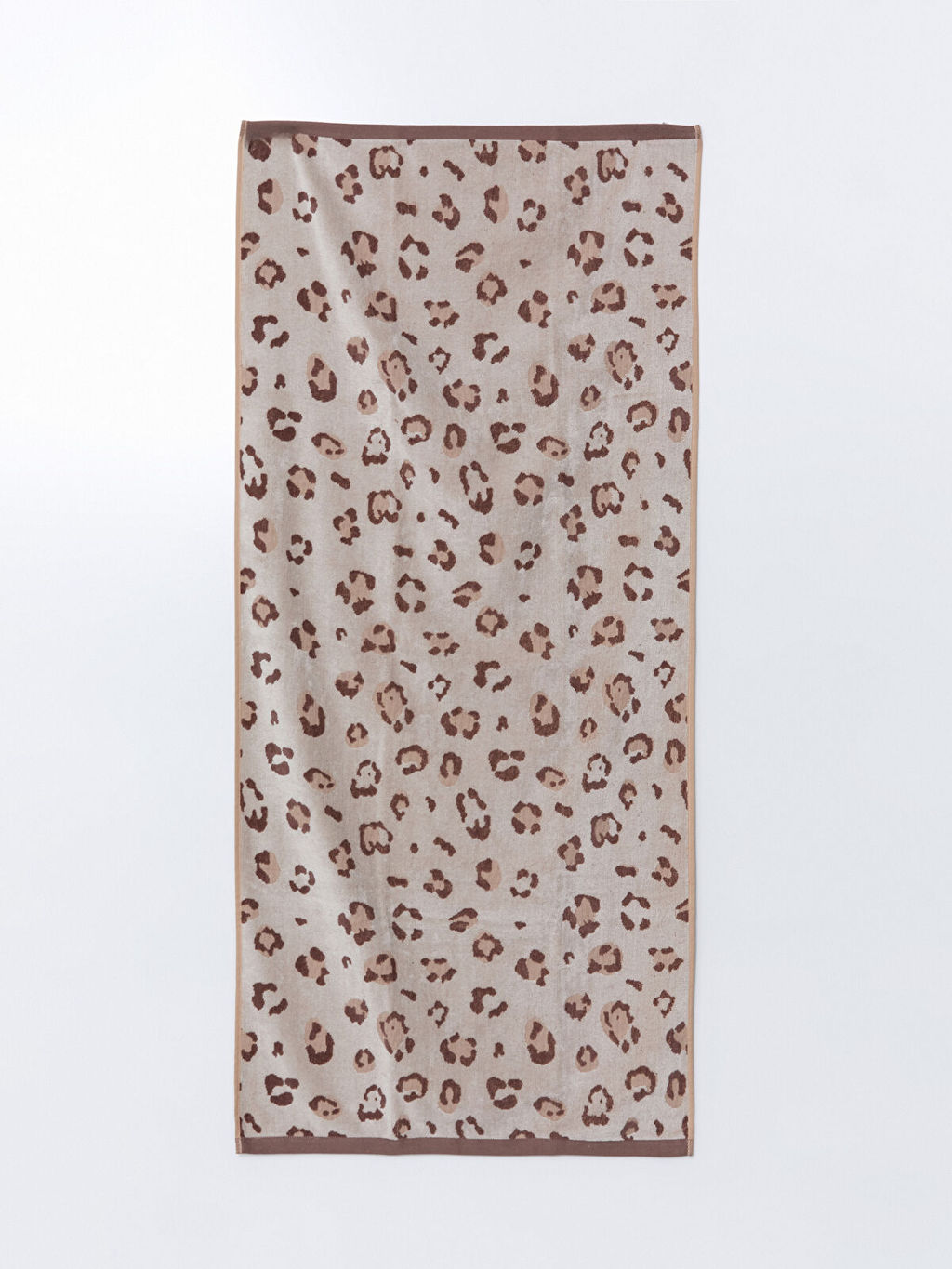 LC Waikiki Bej Desenli Kad_n Plaj Havlusu 70x150 cm