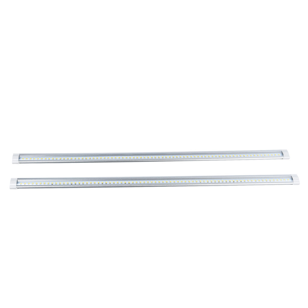 ULM-F45-2x6W/4500K IP20 SILVER Светильники светодиодные для мебели, набор из 2-х шт. Механический выключатель. 600*25*8мм. 2*500Lm. ТМ Uniel
