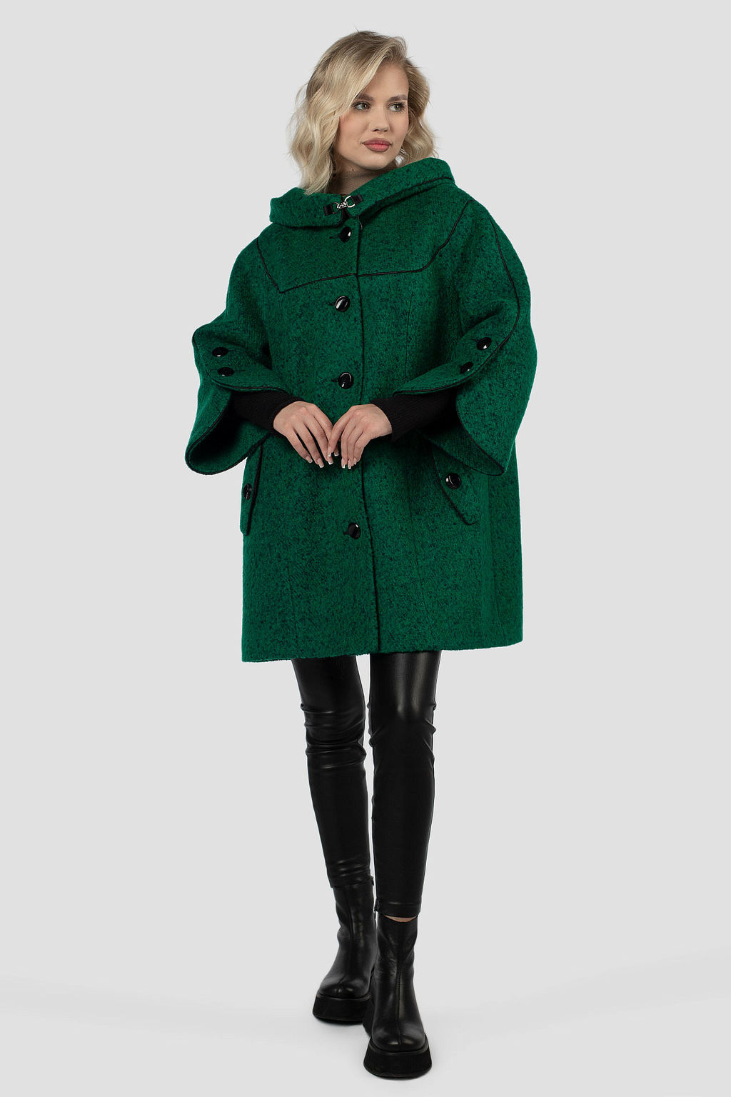 01-11982 Пальто женское демисезонное - El podio фото 2