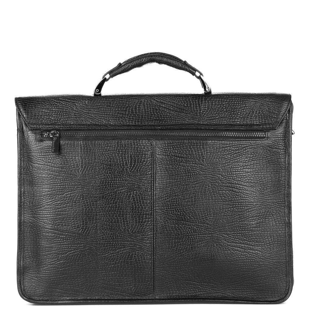 89298-3 black, мужской кожаный портфель Barcelo Biagi