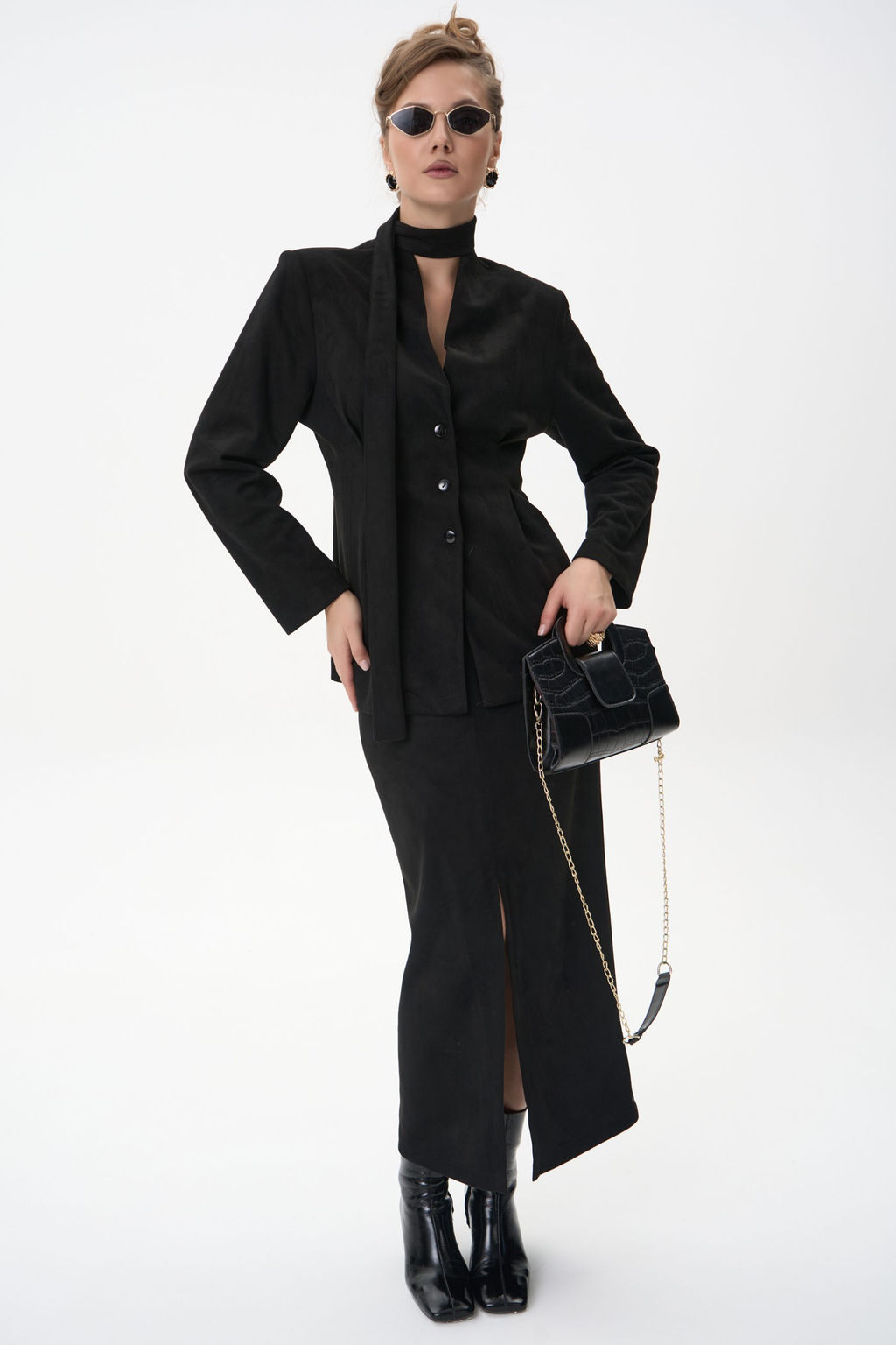 Жакет Майли (чёрный) - Эльза фото 3