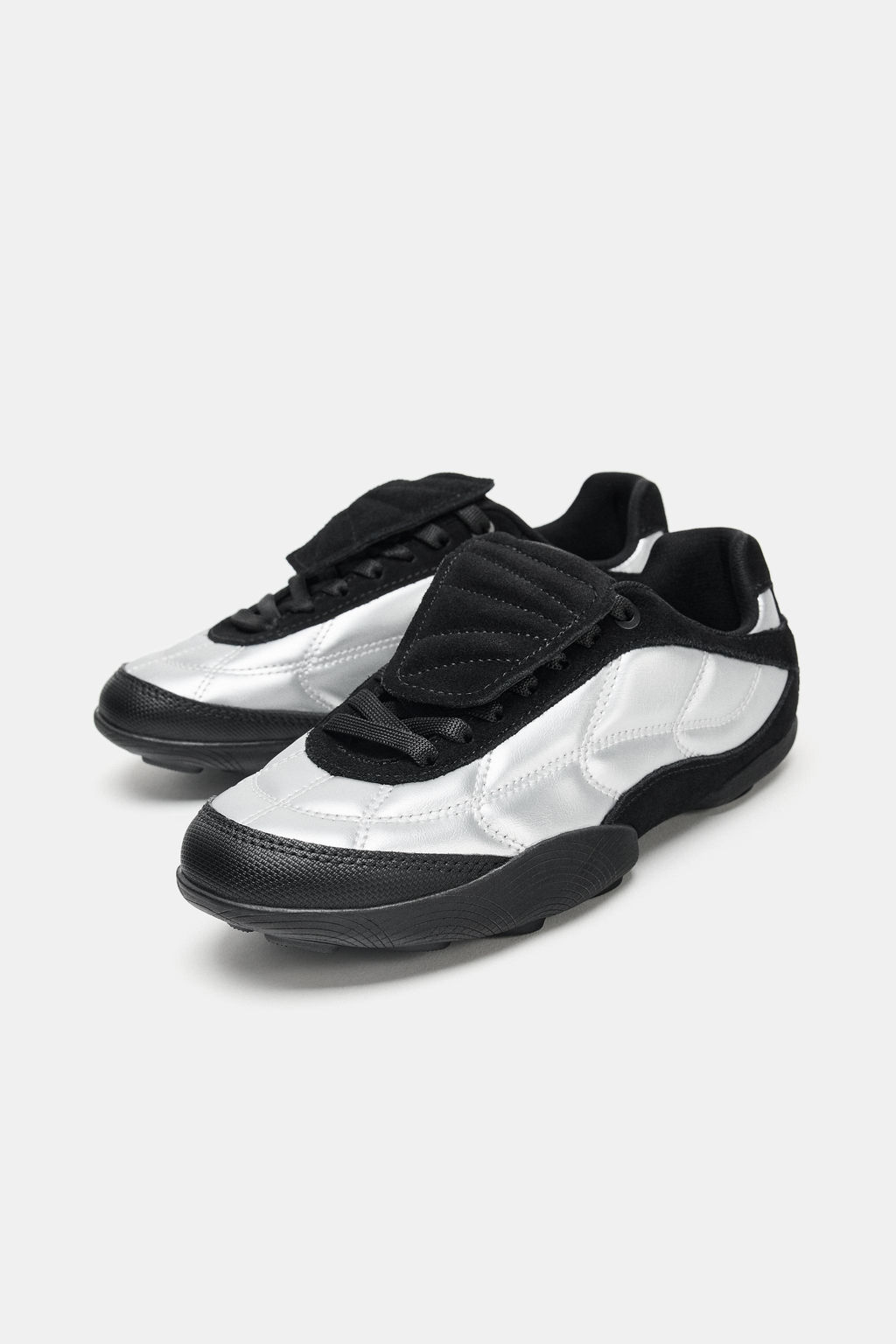 METALLIC RUNNING TRAINERS - Zara фото 3