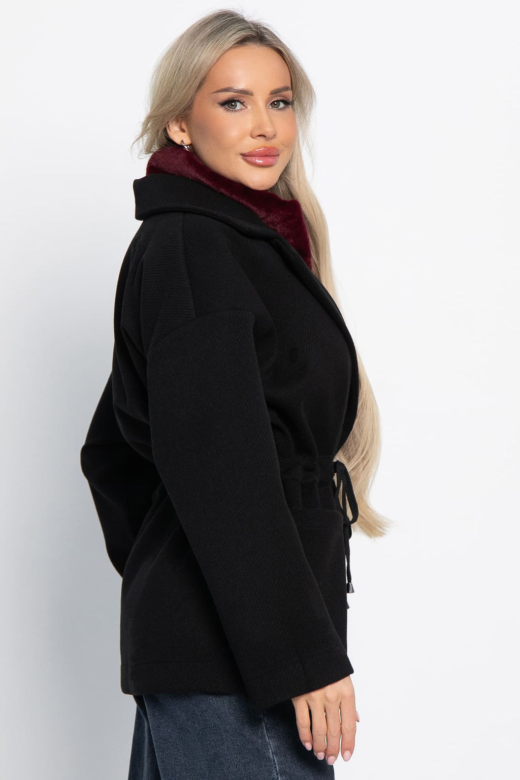 Пальто-пиджак (черный) Б15084-7М