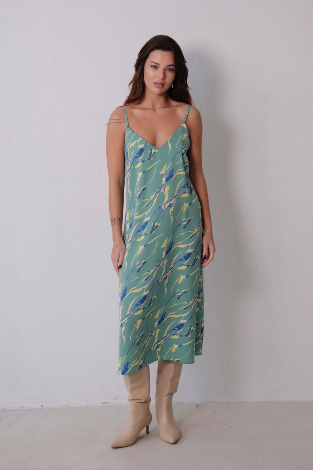 Платье-комбинация в бельевом стиле - Martichelli фото 148