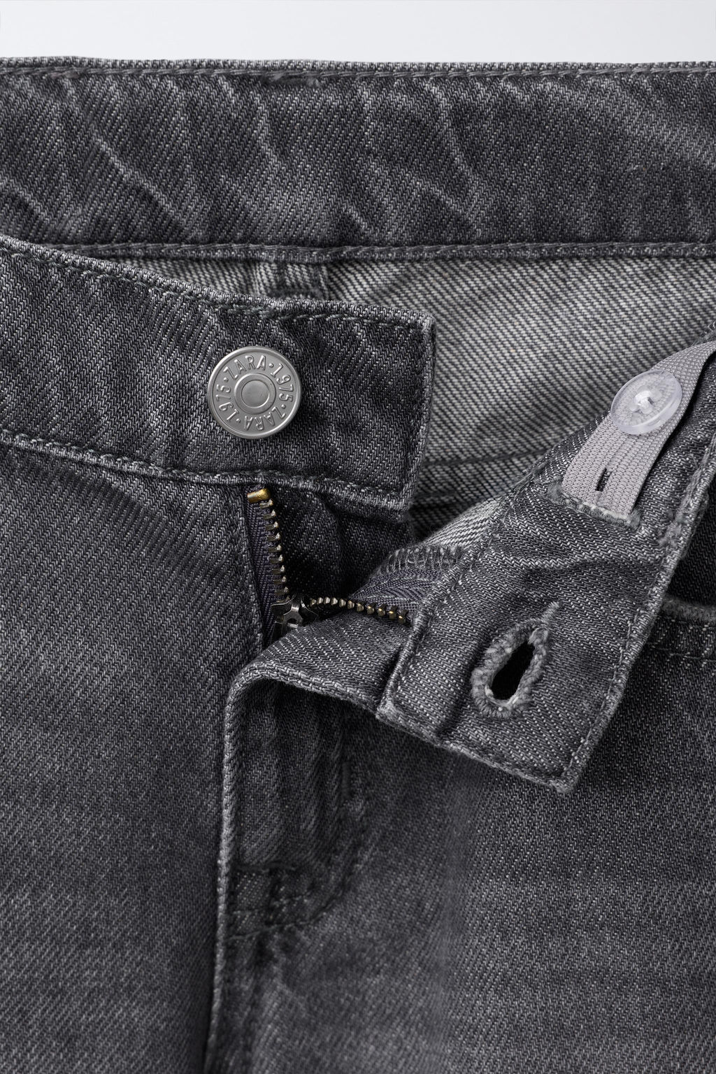 JEANS STRAIGHT / Gris medio - Zara фото 4