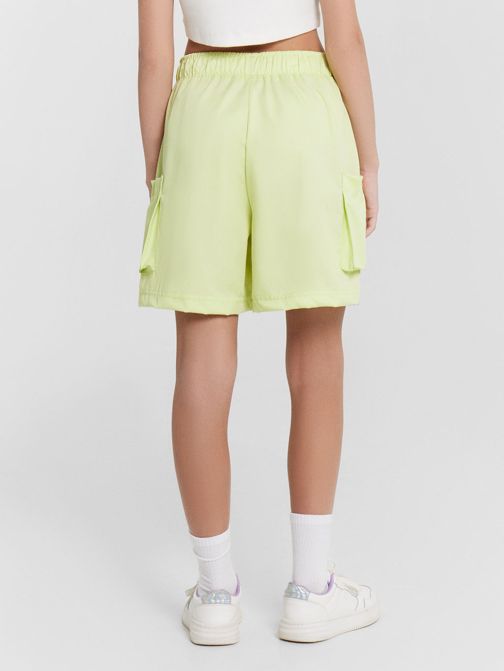 Шорты для девочек салатовые - Mark formelle фото 4