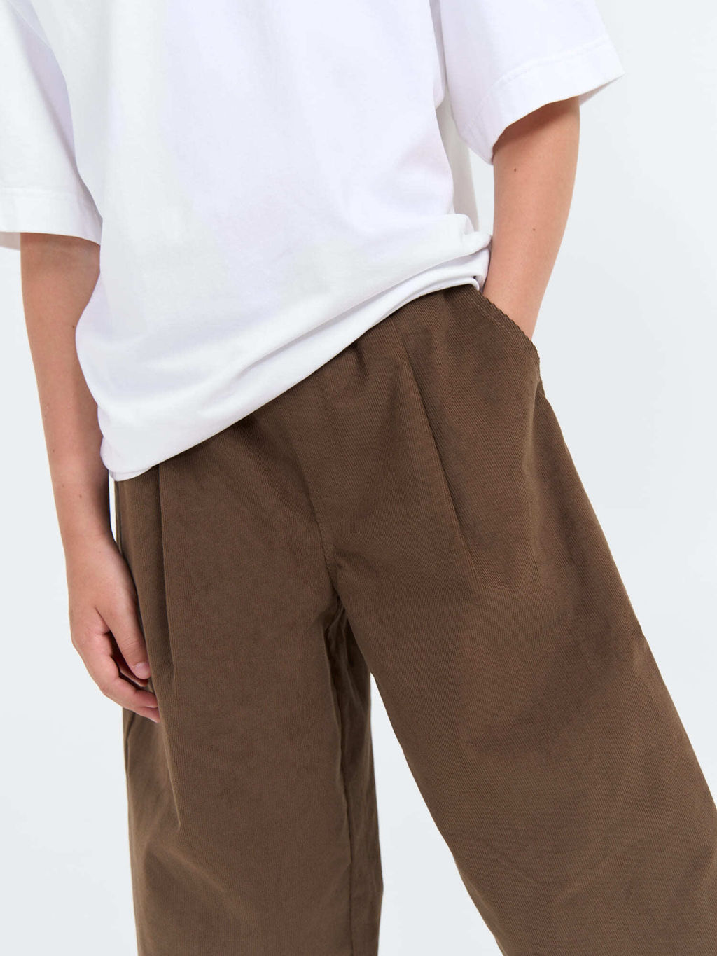 Брюки вельветовые Трюфель 7+ - Bungly фото 3