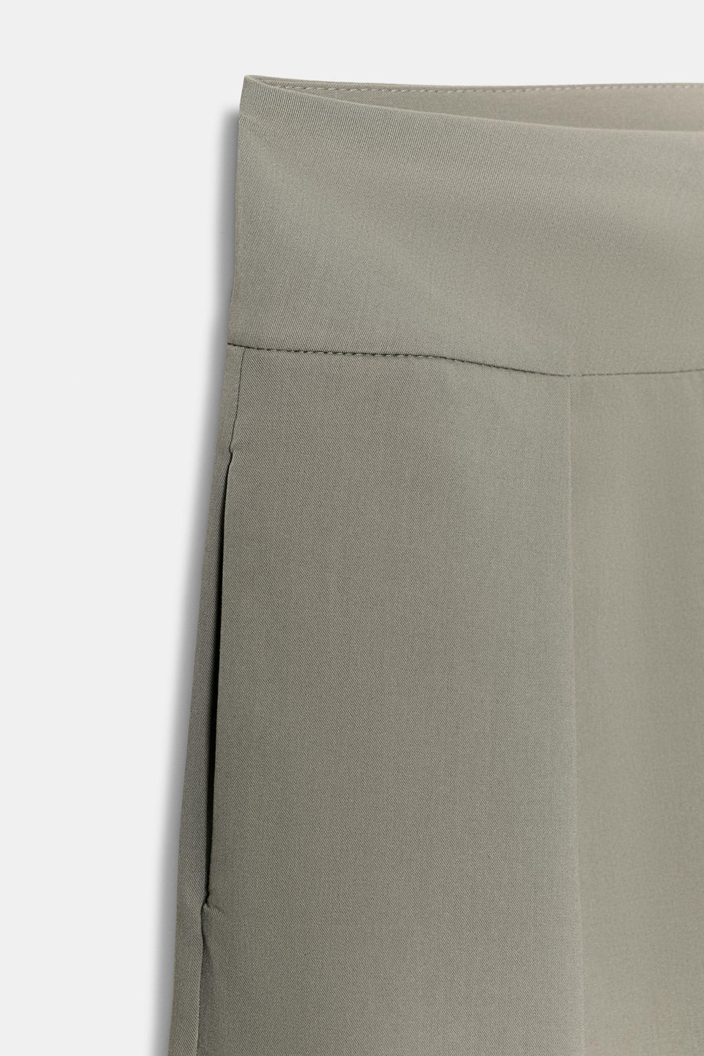 PANTAL?N BALLOON PLIEGUES / Verde gris - Zara фото 6