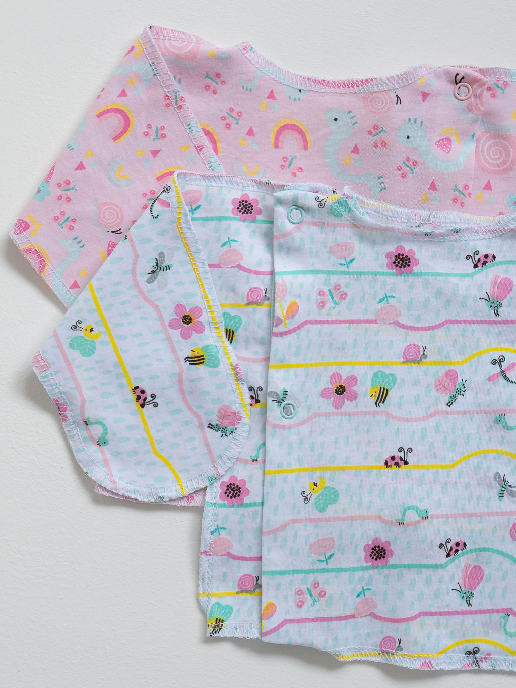 Распашонка для малышей из тонкого хлопка, зелёный - Lesi kids фото 5